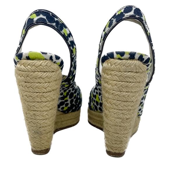 Roger Vivier Cordella Espadrille Wedge Slingback Sandals size 38 / US7-7.5 - Picture 4 of 16